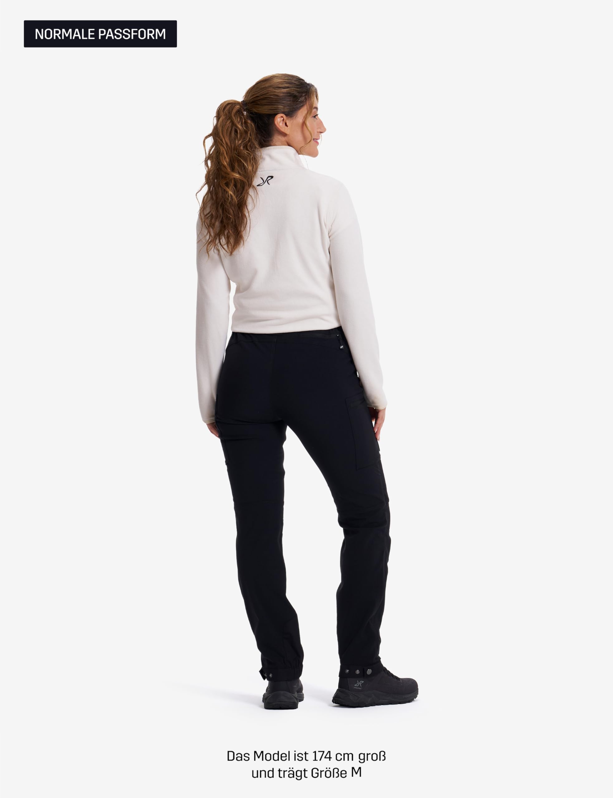 RevolutionRace Nordwand Stretch High-Waist Outdoor Hose für Damen. Robuste und langlebige Wanderhose und Trekkinghose Mit hoher Taille für alle Outdoor-Aktivitäten
