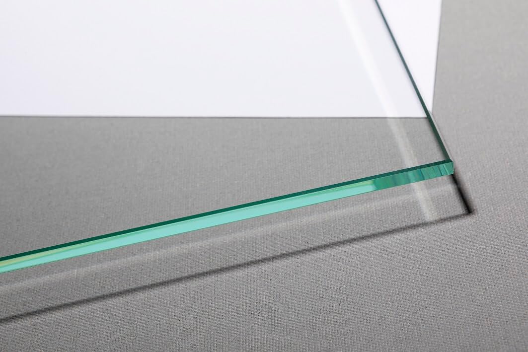 ESG Tischplatte nach Maß – Individuell Anpassbare Glasplatte – klar – 6 mm – Tischplatte, Glasplatte Küche - Sicherheitsglas nach Maß für Tischplatten, Möbelauflagen – Made in Germany