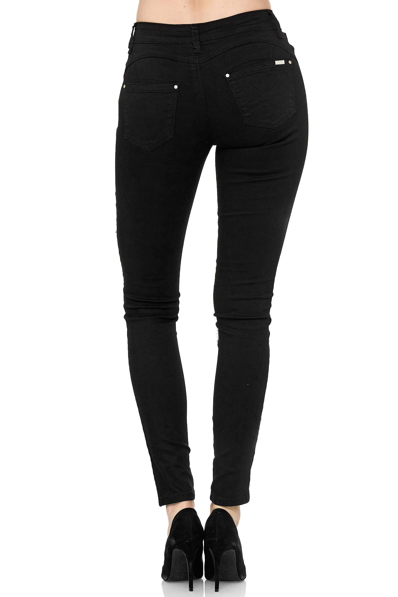Elara Donna Pantaloni Elasticizzati Push Up Jeans Chunkyrayan