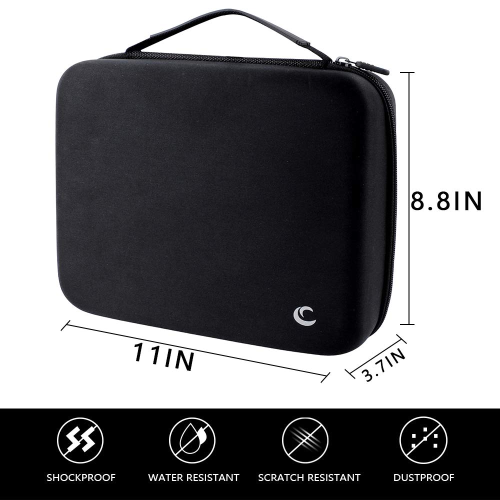 COMECASE Portabatterie Organizzato - Custodia Rigida Per 142 Batterie AA AAA C D 9V Con Tester BT-168D Incluso - Foto 8