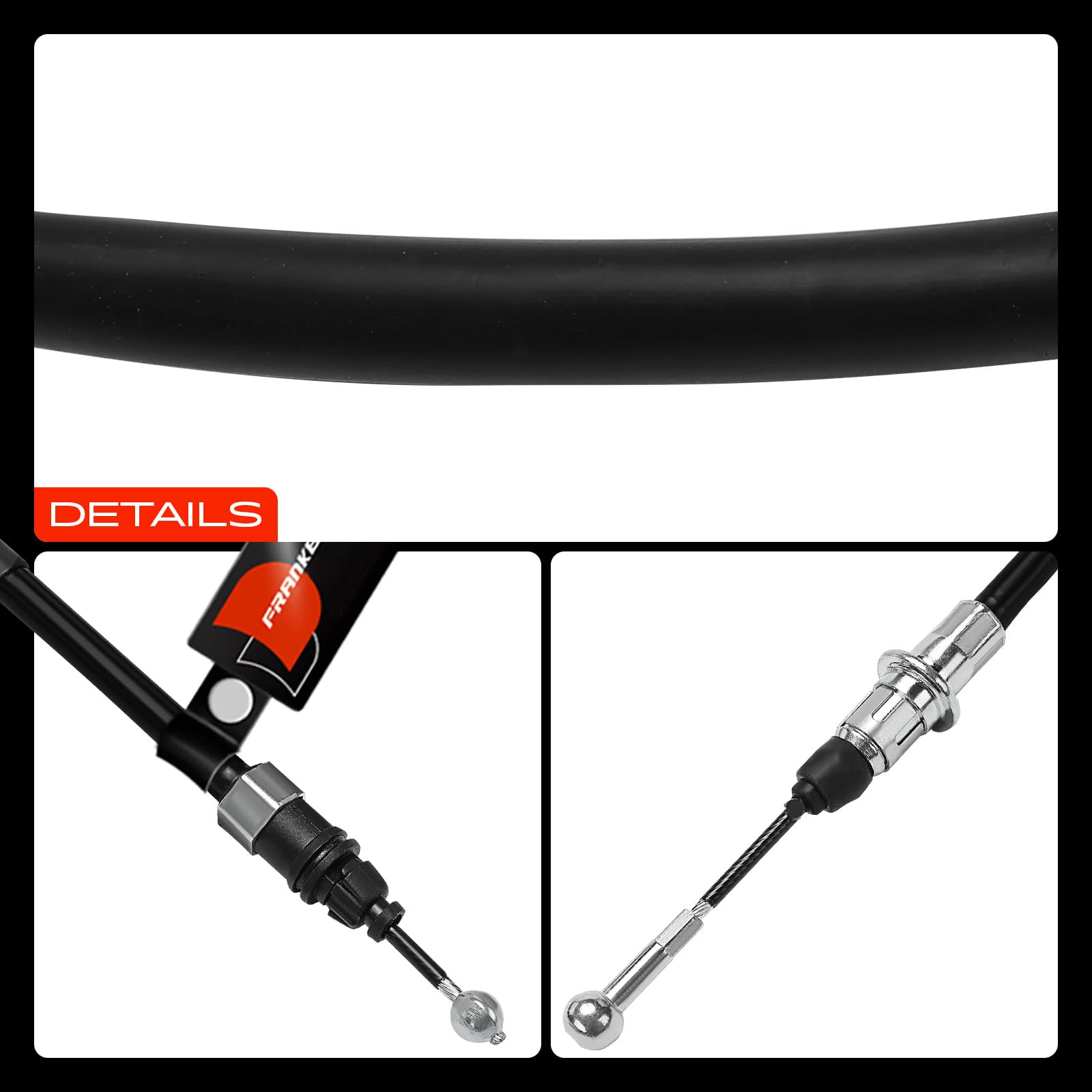 Frankberg Handbremsseile Hinten Links Kompatibel mit Primastar Bus X83 Primastar Kasten X83 Vivaro Combi X83 Vivaro Kasten X83 Trafic II Kasten FL Replace# 820017839