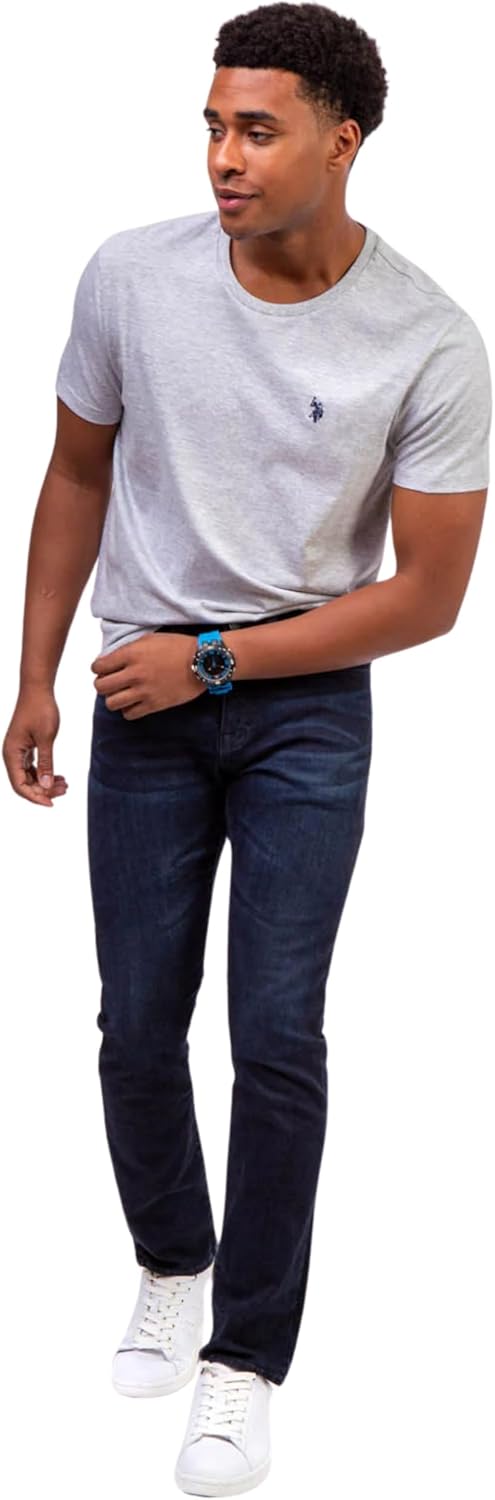 U.S. POLO ASSN. Mens Crew Neck Small Pony T-Shirt