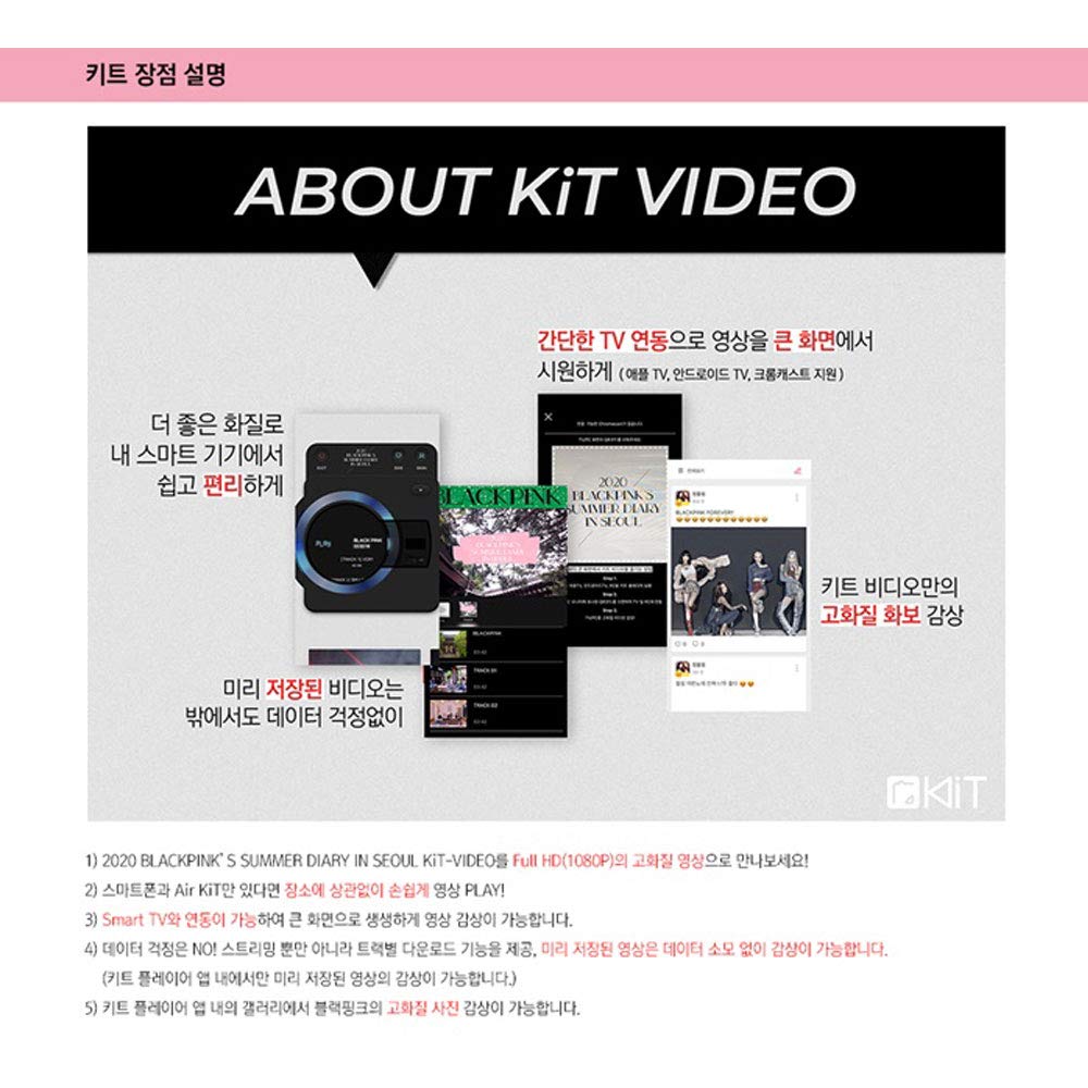 Blackpink 2020 Summer Diary in Seoul Kit Video (Incl. One