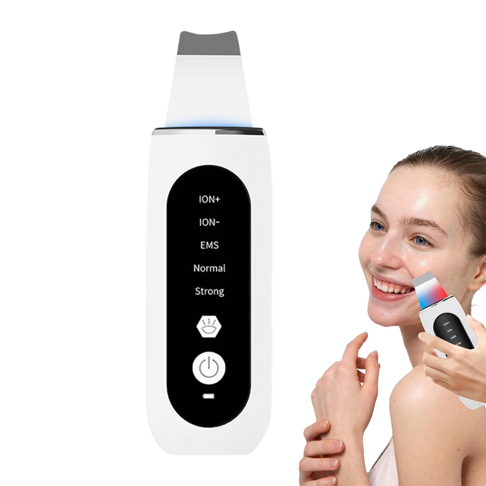 Limpiador ultrasónico facial profesional corporal 26000 Hz impermeable de 5 modos 8