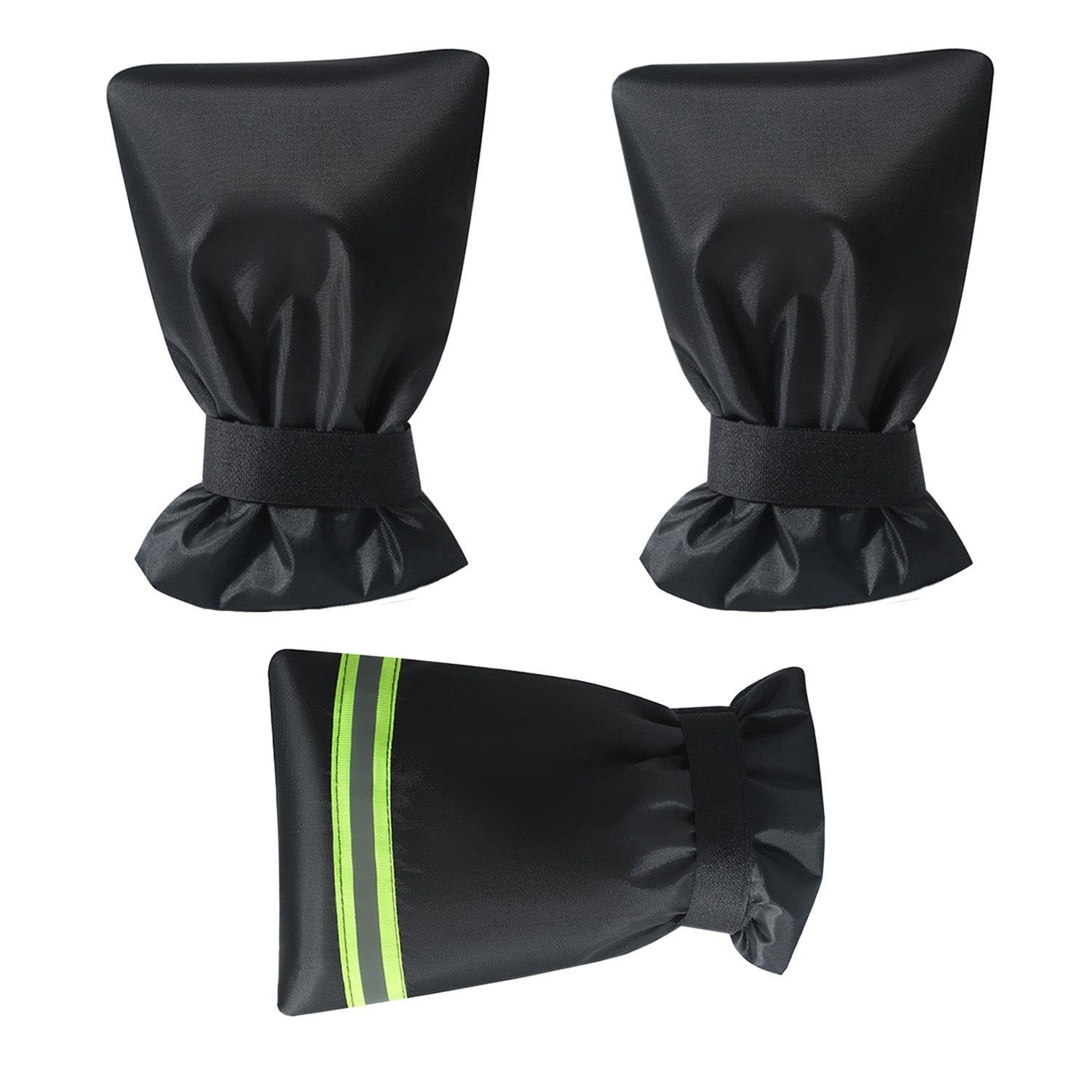 Rnfksu Black 3 Faucet Warm Covers, Thickened Waterproof And Antifreeze, To Prevent Pipes From Freezing And Bursting, Outdoor Winter Faucet Protective Cover.