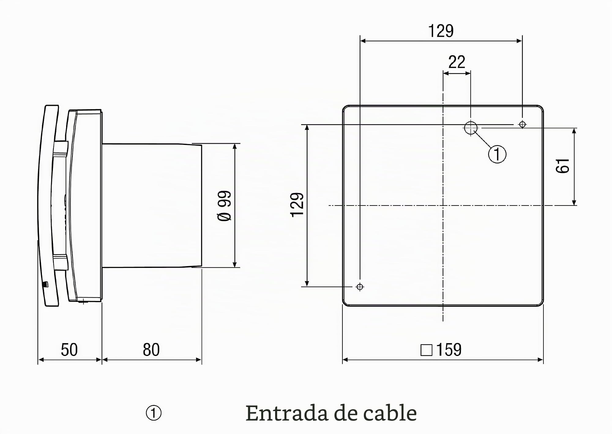 Maico 4802656 - ECA100 Ipro pequeño ventilador de la habitación