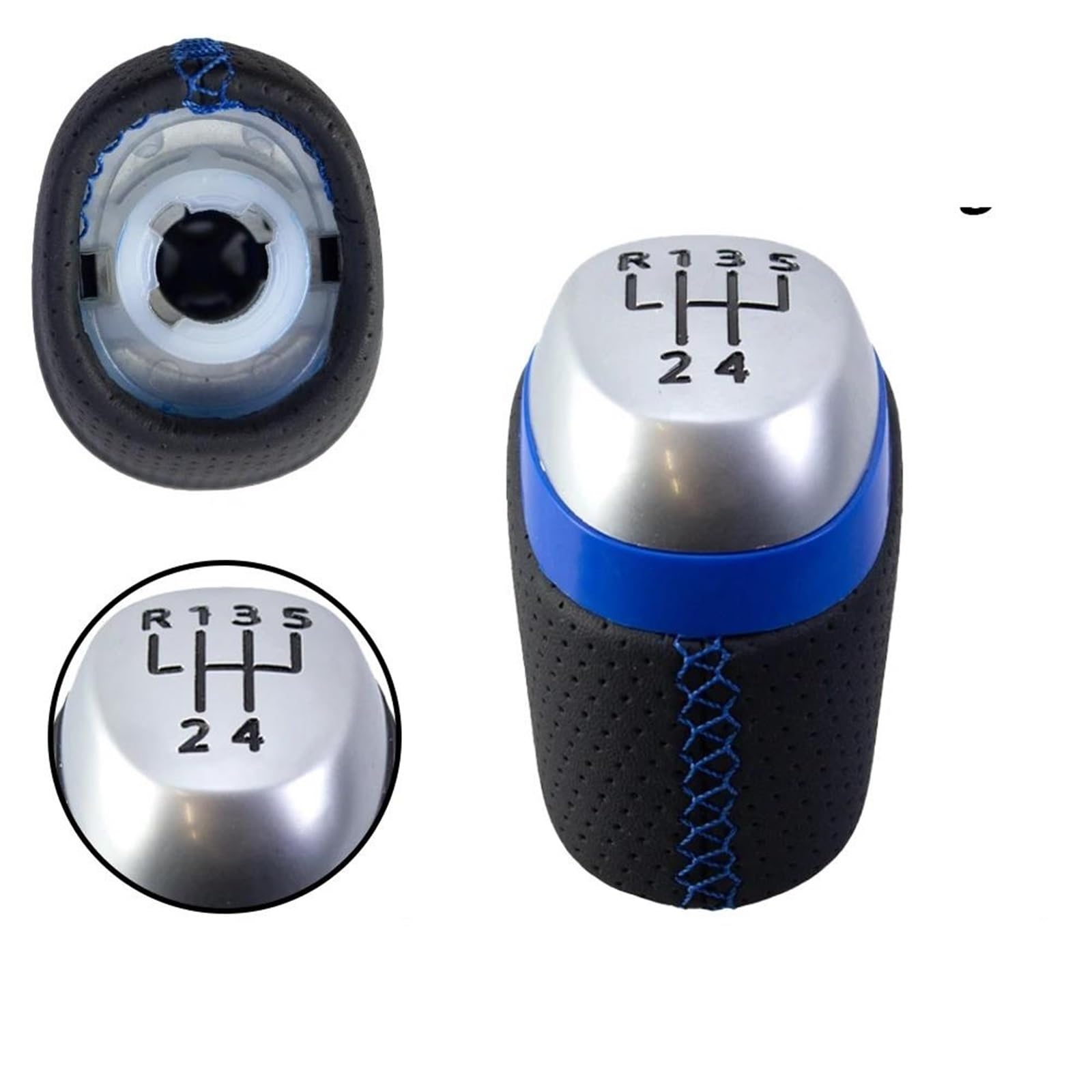 Szsun Blue For Talisman 2015-2022 5/6 Speed Shifter Lever Stick Handball 328654845R Car Gear Shift Knob(,5 Speed)