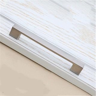 PYouo-skåphandtag lådknoppar aluminiumlegering köksdörrknoppar, moderna skåphandtag, borstat skåpdrag, möbelhandtag hårdvara skåp hårdvara (färg: 1 128 mm)