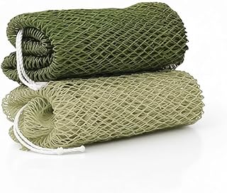 2 Pack Authentic African Net Sponge - 45inch Exfoliating Bath & Shower Loofah Sponge for Body & Face