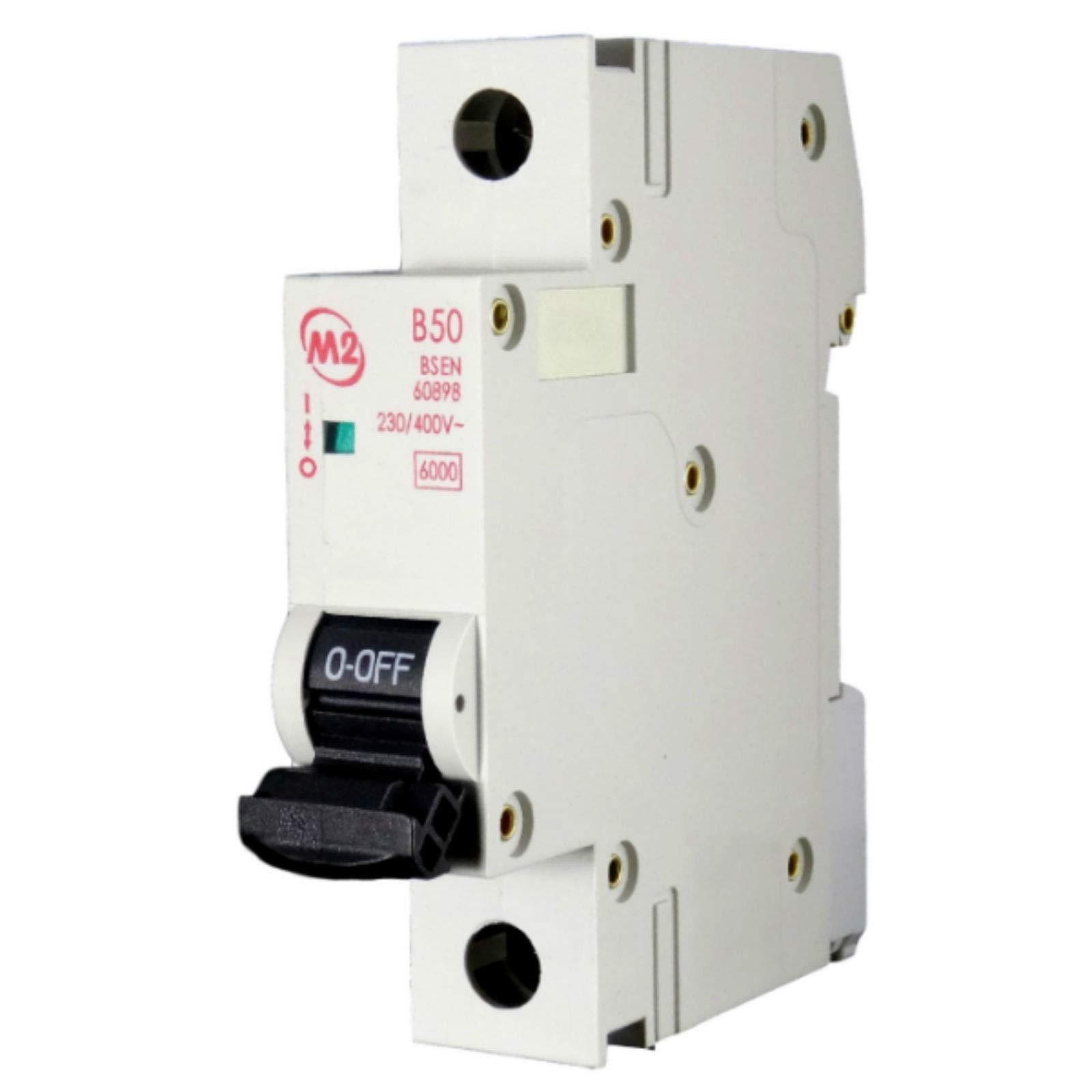 Proteus M2B50 Miniature Circuit Breaker MCB 6kA Type B SP 50 amp