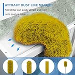 Upgraded Dusters for Cleaning (6pcs), Ceiling Fan Duster with 100" Thickened Extension Pole, Extendable Long Microfiber Duster for High Ceilings, Reusable & Washable Dusting Wand by OOSOFITT - Image 4
