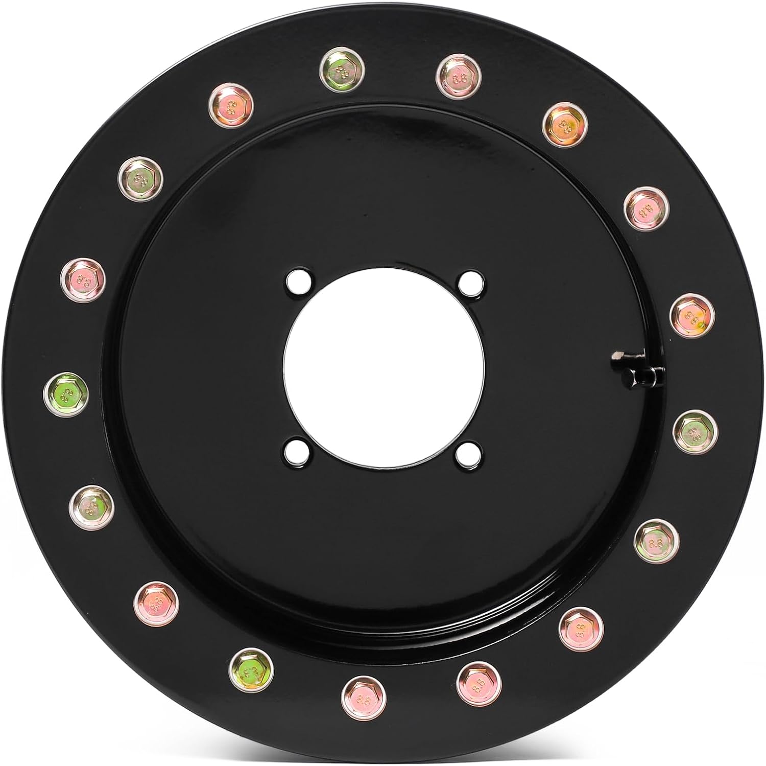 12" ATV Rims UTV Wheels 12x7 Front Rear 4+3 4x110 Fit HONDA Foreman 400/450/500 KAWASAKI Brute Force 650 YAMAHA Big Bear Grizzly Rhino 4-hole (Set of 2)