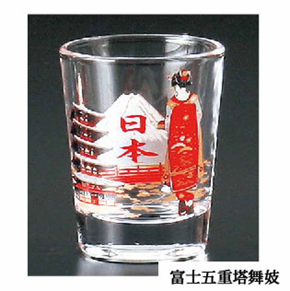 Amazon.co.jp: 6個セット 日本製 和柄グッズ ガラスショット