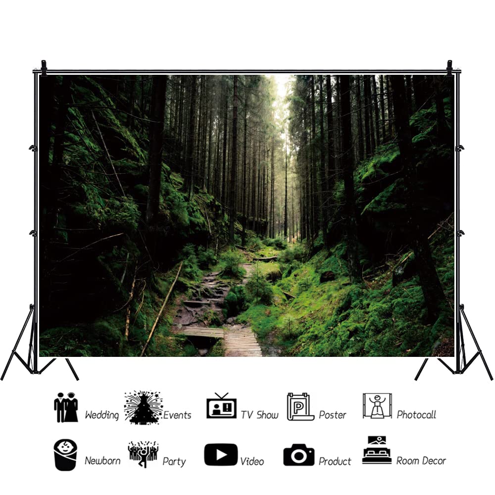 YongFoto 8x8ft Photography Backdrop Fairytale Pavilion Stones Pillars - View #4