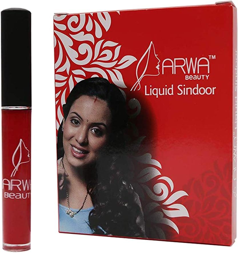 Arwa Beauty Non Messy Non Dripping Quick Drying Sindoor (Red) 4 ml