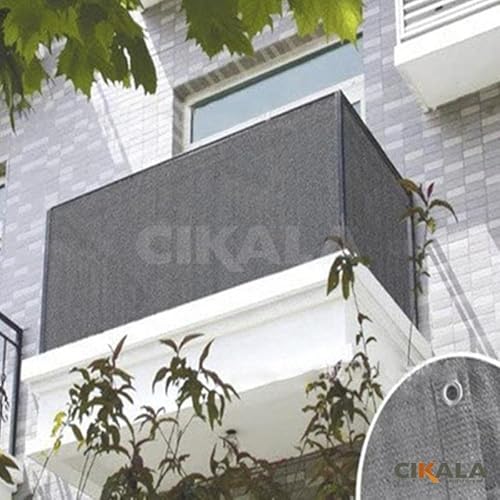 Tela Cerca CK200 Privacidade Com Acabamento Cor Verde Proteção Shade Metro Linear 200G/M² 3x1