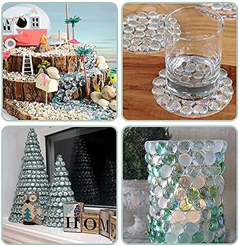 HUIANER Round Glass Pebbles 1LB/450g - Image 4