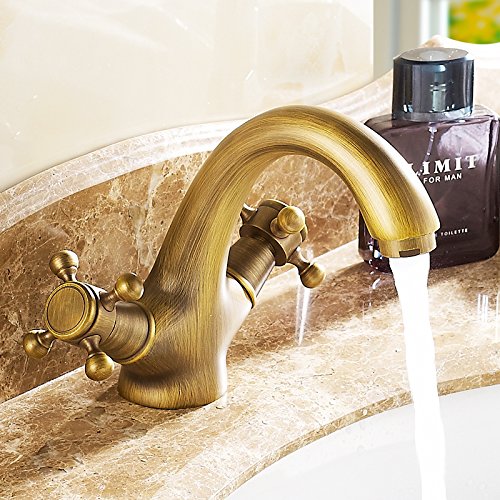 KohsedWith Ruiquan Antique Copper Faucet Washbasin Leading European Style Of The Ancient Stage Basin Faucetmodern Simple Luxury Quality Guarantee Home Decoration