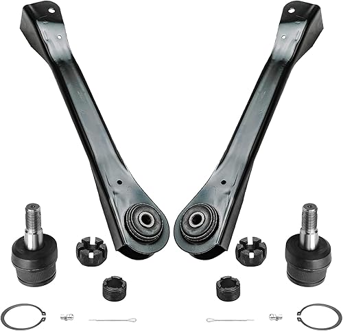 Miniatura 65 de Detroit Axle - Kit de brazos de control delanteros de 4 piezas para Nissan Cube 2009-2014, Nissan Versa 2007-2012 2 brazos de control inferiores con