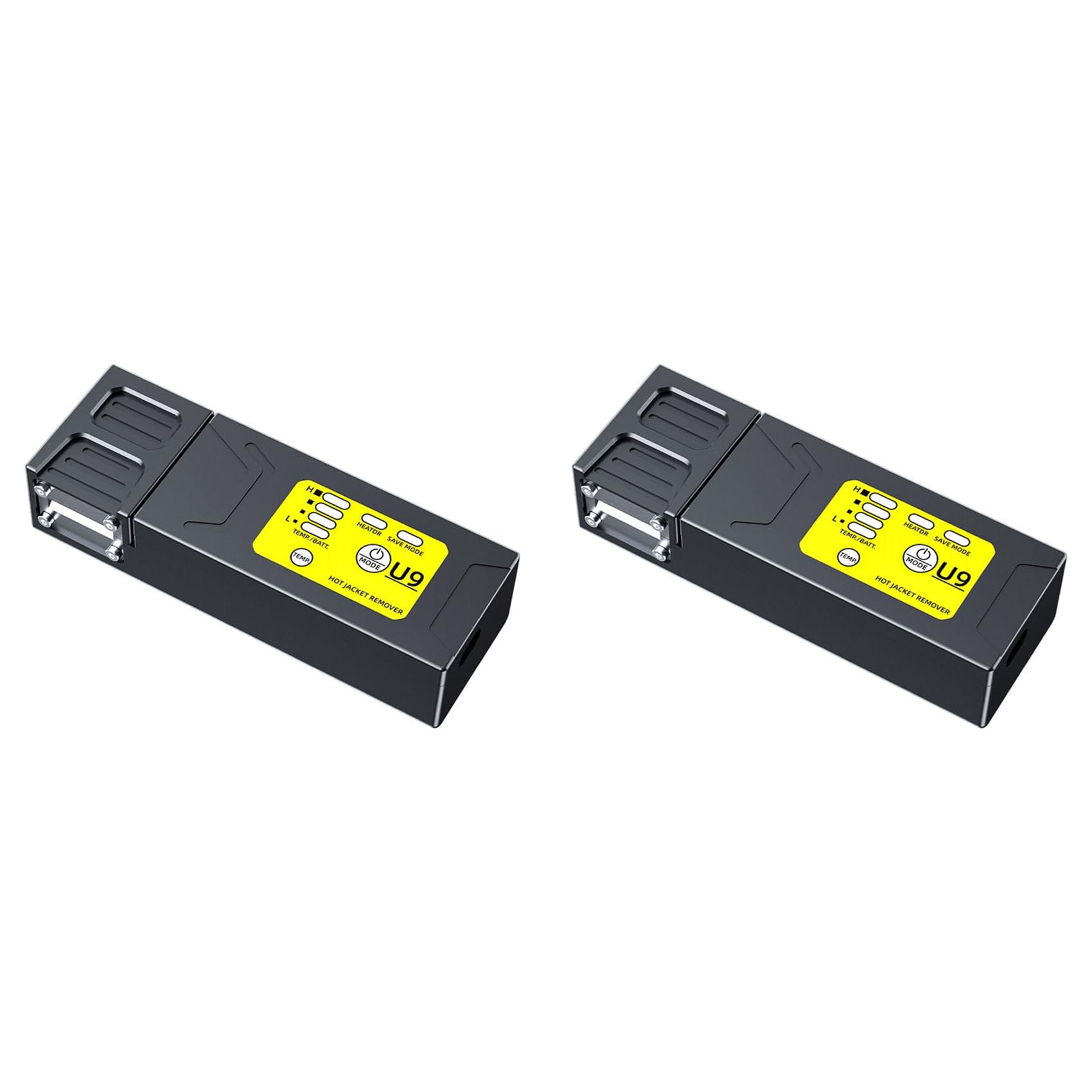 2X Szczypce do Zdejmowania Izolacji Termicznej U9 Fiber, Podgrzewane, Optyczne, do Cięcia, do Zdejmowania Izolacji z Włókien Światłowodowych, Narzędzie do Łączenia Kabli