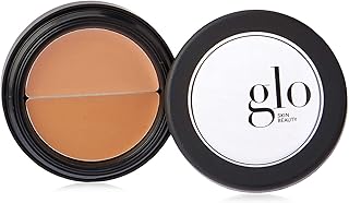 Glo Skin Beauty Under Eye Concealer Makeup with Duo Shades for Custom Blending - Corrects & Conceals Dark Circles & Redness - Buildable Longwearing Coverage (Natural)