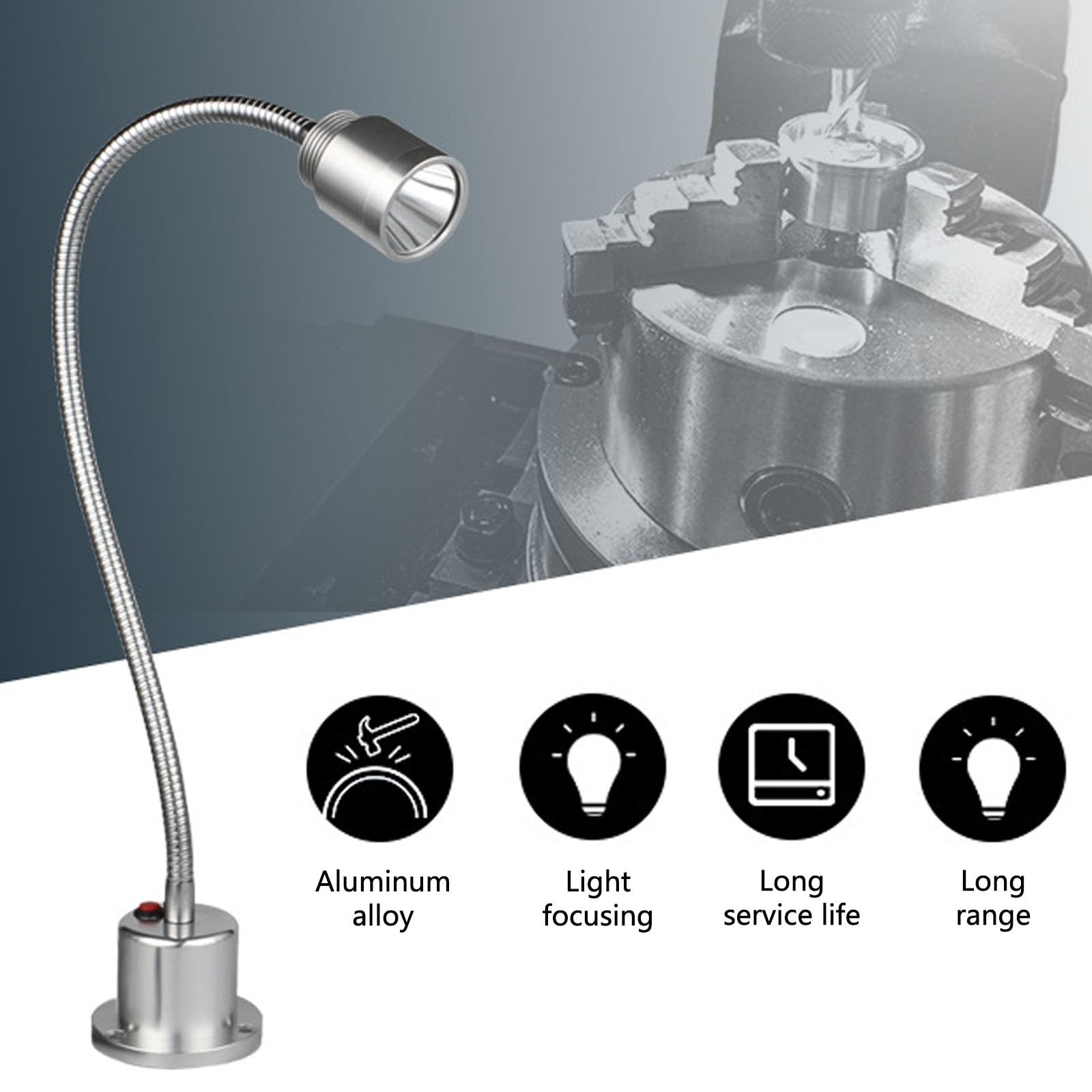 Lampe Travail LED À Focalisation Longue Portée
