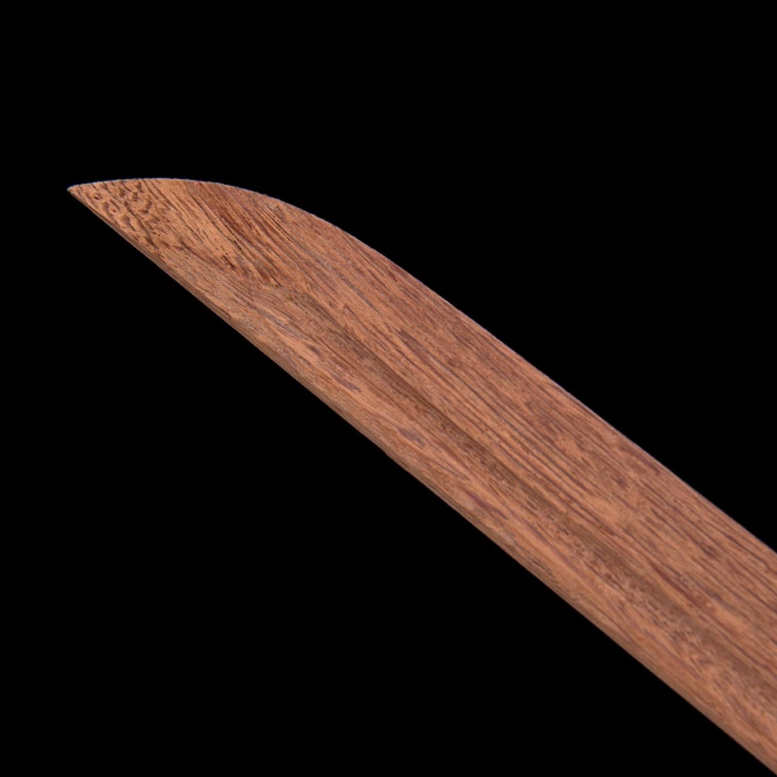 Espada recta samurái de palisandro natural de 103 cm con vaina de madera de wengué,bokken hecho a mano,espada samurái de madera Iaido para práctica de kendo,regalos,exhibiciones,cosplay,accesorios