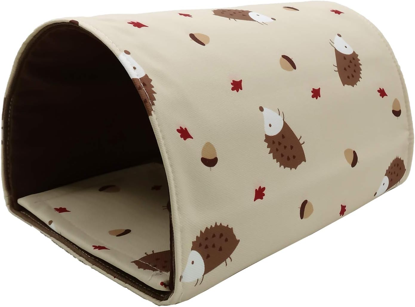 Handmade Sleeping Hideout Cave Tunnel for Baby Chinchillas/Mice/Gerbil Rats/Chinchilla/Squirrel/Guinea Pigs/Hedgehog/Dwarf Rabbit and Other Small Animal Beds (Beige)