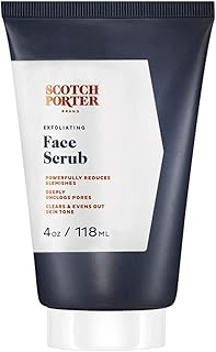 Scotch Porter Exfoliating Face Scrub â€” Face Scrub for Men (4 oz)