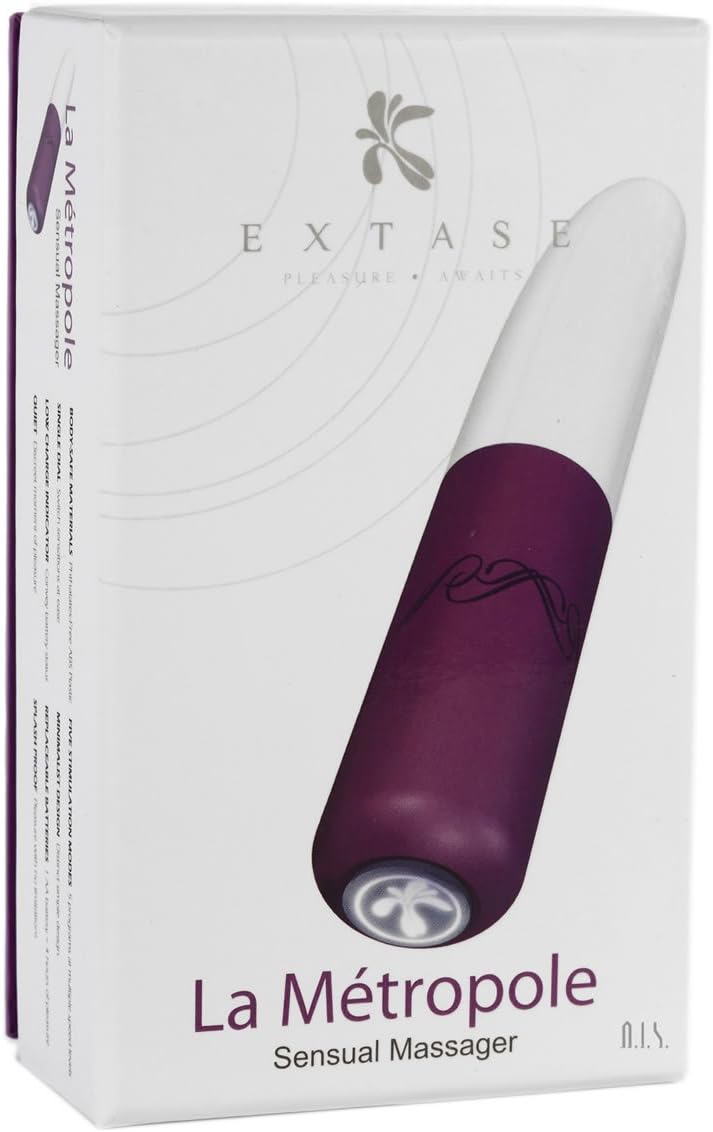 Extase Global La Metropole Mini Massager, Magenta