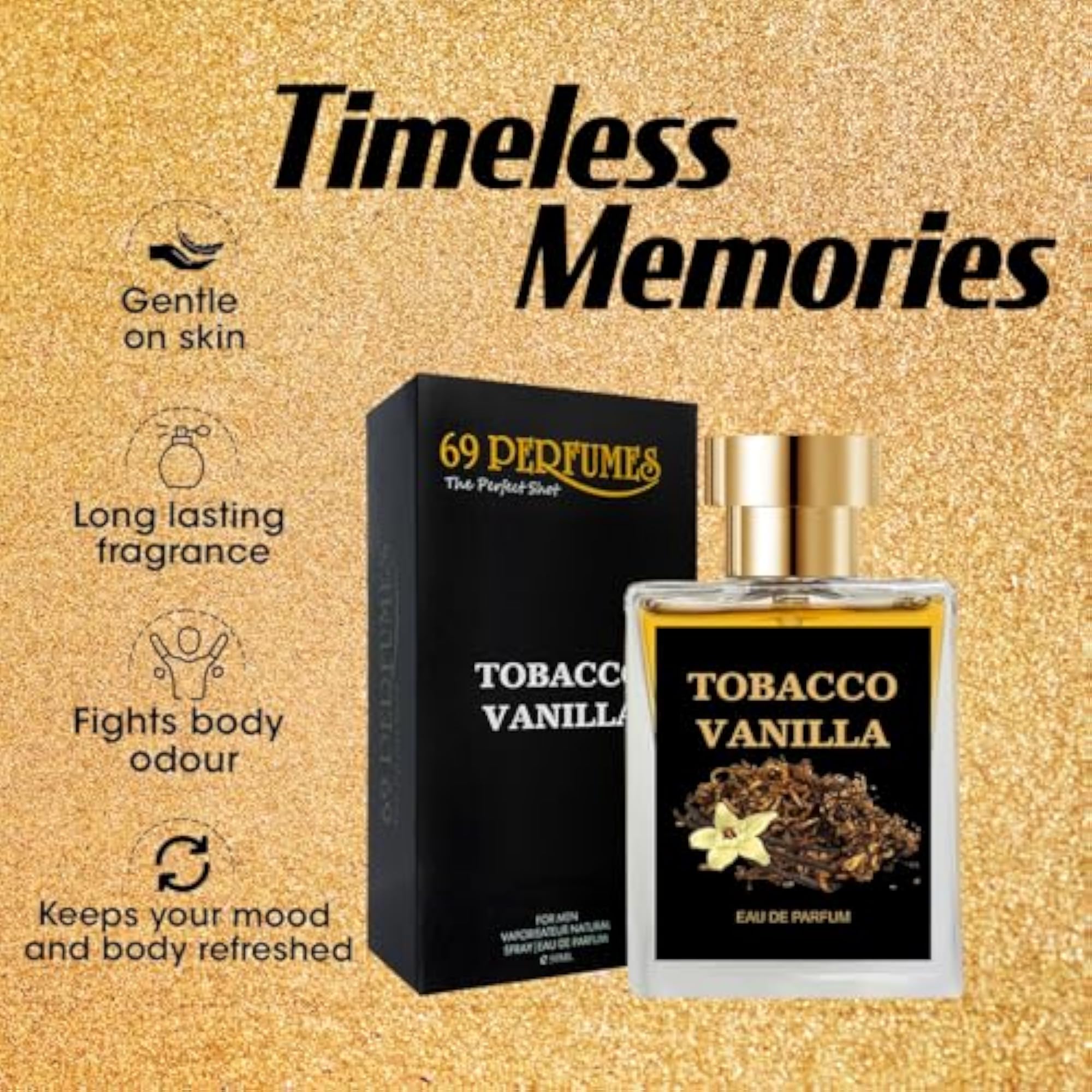 Tobacco Vanilla Perfume for Men, 50ml