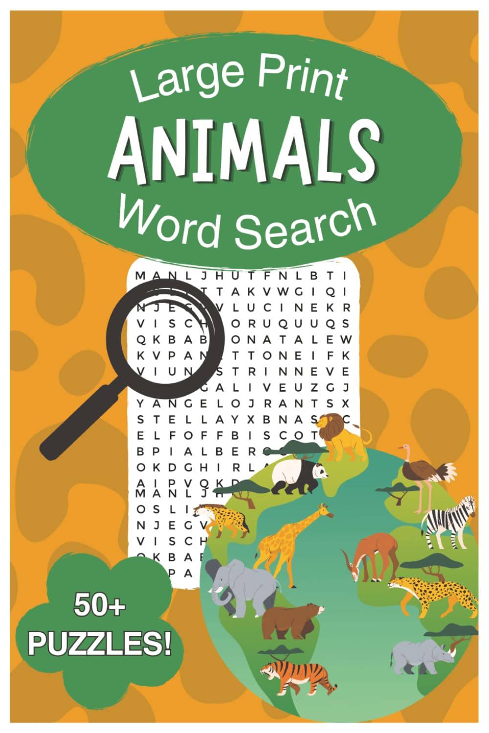 Animals Word Search Book: Word Searches with Easy to Read Print about Animals, Animal Species, Animal Education and more. | 6x9, 110 pages. | 55+ ... and Free Times. (Large Print Word Search)