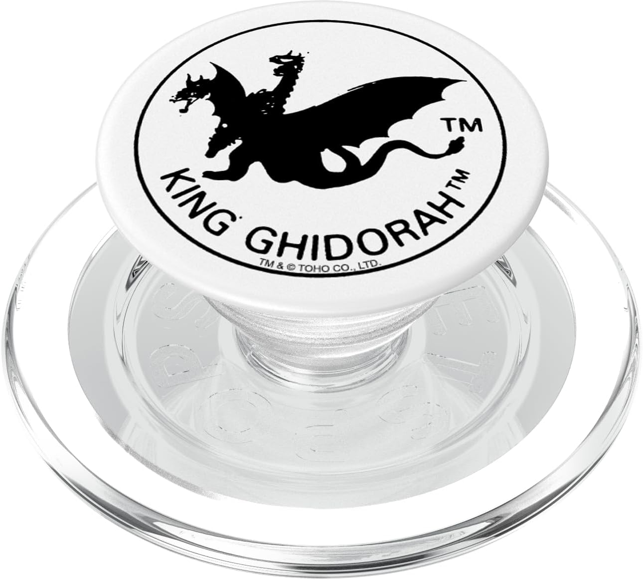 Godzilla Classic King Ghidorah Stamp PopSockets PopWallet for MagSafe