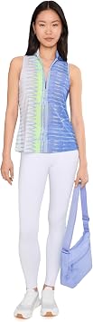 Jamie Sadock Womens Frequency Print Sleeveless Top