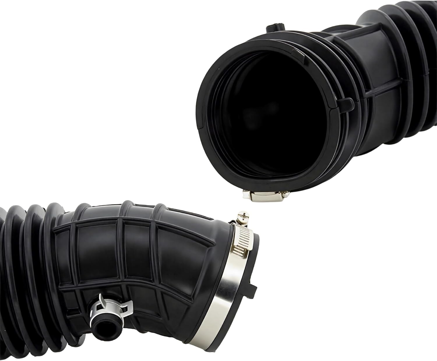 Air Intake Hose Compatible with 2008-2012 Honda Accord 2.4L EX EX-L LX LX-S Submodel 2012-2015 Honda Crosstour 2.4L - Intake Filter Tube Replaces # 17228R42A00 696-053 - Air Intake Duct Tube Boot