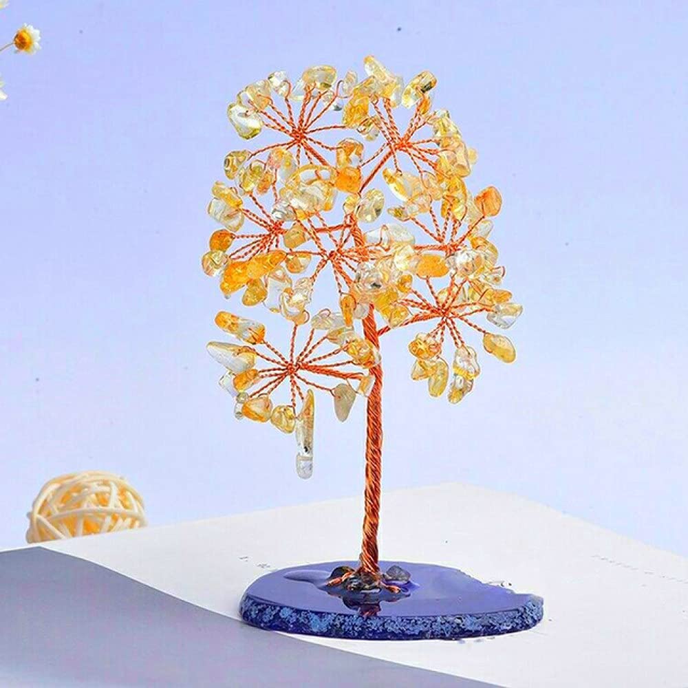 Arbre de Vie Citrine pour Purifier les Énergies Négatives Maison