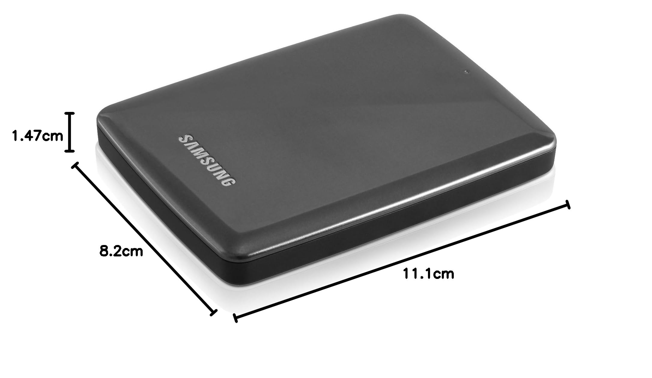 1TB Samsung P3 Portable USB3.0 External Hard Drive (Brushed