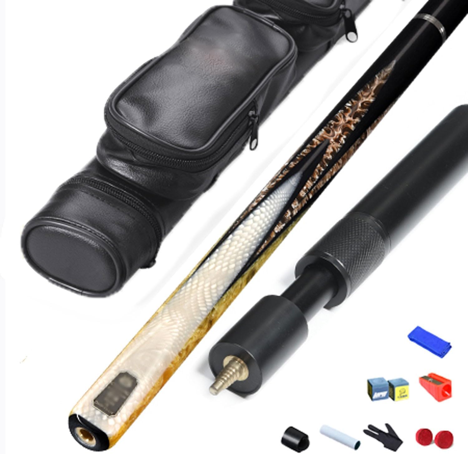 Pool cue Pool cue Stick Billiard cue Sticks 3/4 Split Chinese Style Black Eight American Nine-cue Billiard cue 10MM11.5MM(Color:1,Size:11.5MM)