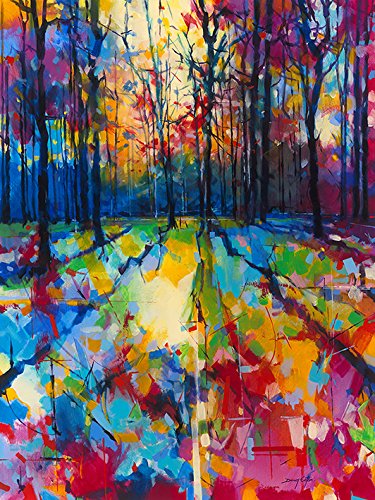 Art Group The Mile End Woods 60 x 80cm Canvas Print, Cotton Blend, Multi-Colour, 60 x 80 x 3.2 cm