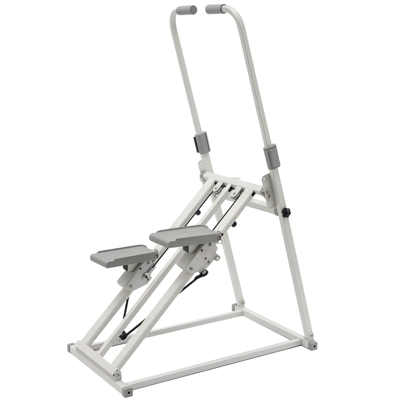 Vertikale Klettermaschine – Faltbarer Heimtrainer Stepper für Ganzkörpertraining | Verstellbare Griffe, Stufen & Pedale | Kompakt & leise Familien