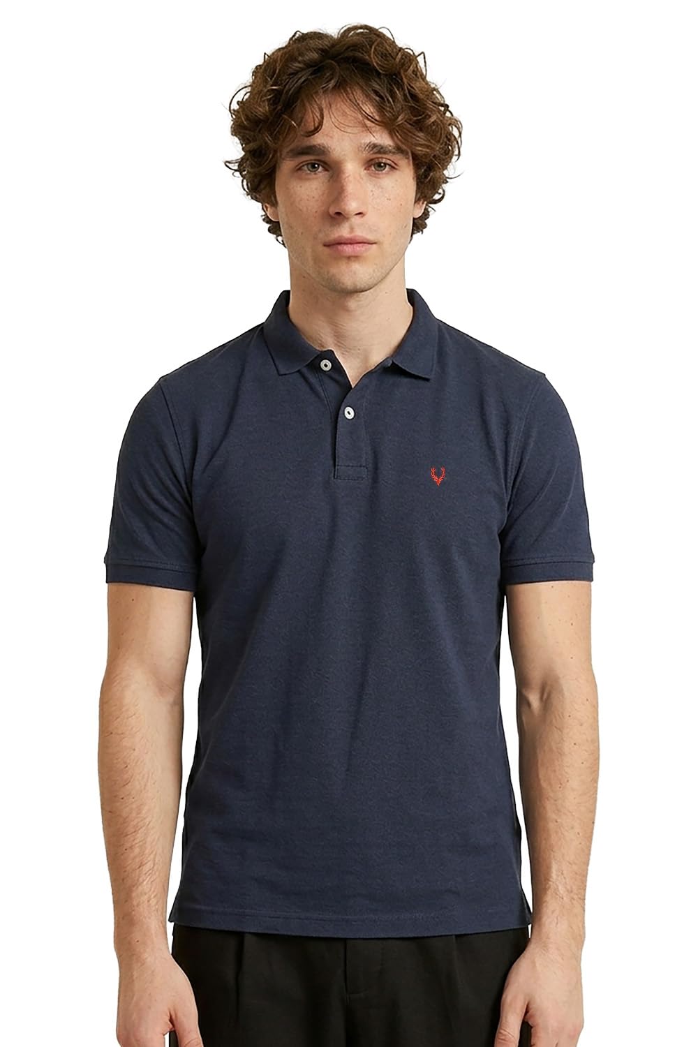 Allen Solly Men’s Polo T‑Shirt | Comfortable Rich Cotton Blend, Band Collar, Regular Fit | Stylish & Premium All Day Wear