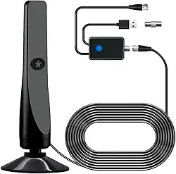 Antena de TV interna mais forte 2025, nova antena de TV digital Broadwave HD HDTV 1080p 4k de longo alcance, sem necessidade de WiFi, compatível com todas as Smart TVs