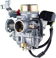 Vista 6 de Carburador de carbohidratos CVK30 de 1.181 in para GY6 150CC 200CC 250CC 260cc 300cc motor ciclomotor motocicleta ATV Quad Scooter