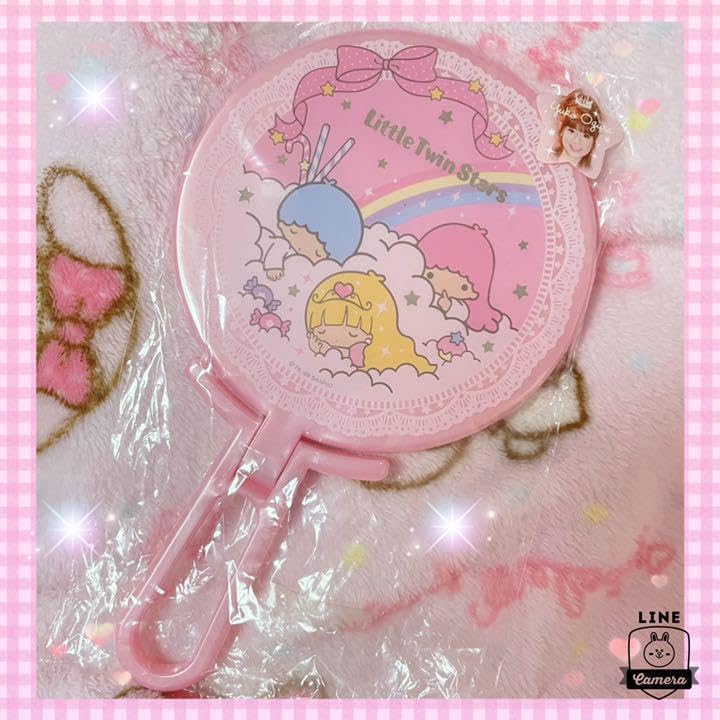 キキララ 小倉優子 ミラー ゆうこりん コラボ 鏡 ピンク 藤田