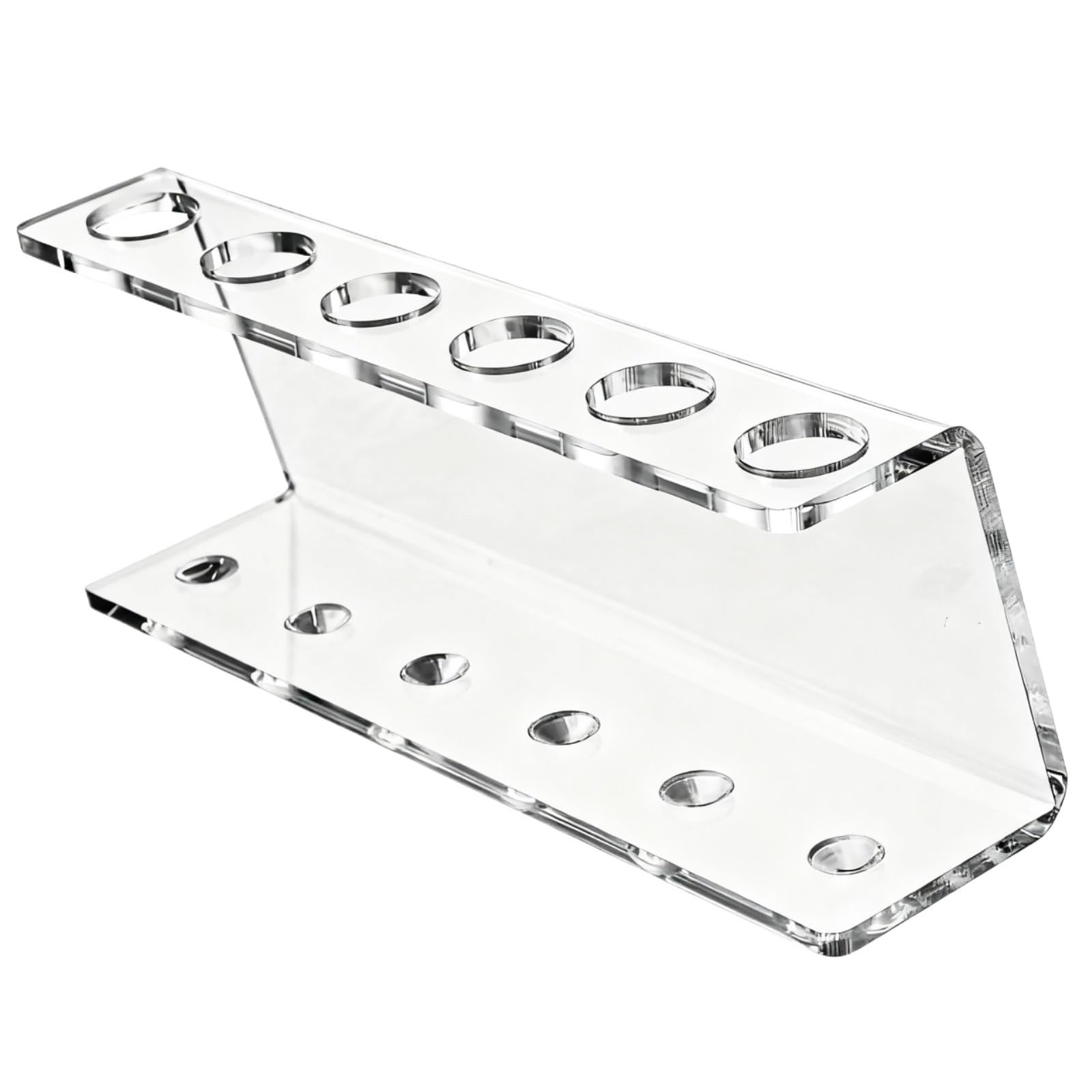 CVdrtyED Classroom Test Tube Rack Acrylic Test Tube Rack Storage Holder Sample Display Stand Scientific Experiments