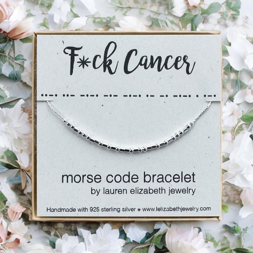 Morse Code Bracelet for Women - Sterling Silver BFF Friendship Bracelet for Best Friend, Sister - Meaningful Birthday Gift for Her - Inspirational Gift for Mother, Daughter - Handmade in USA