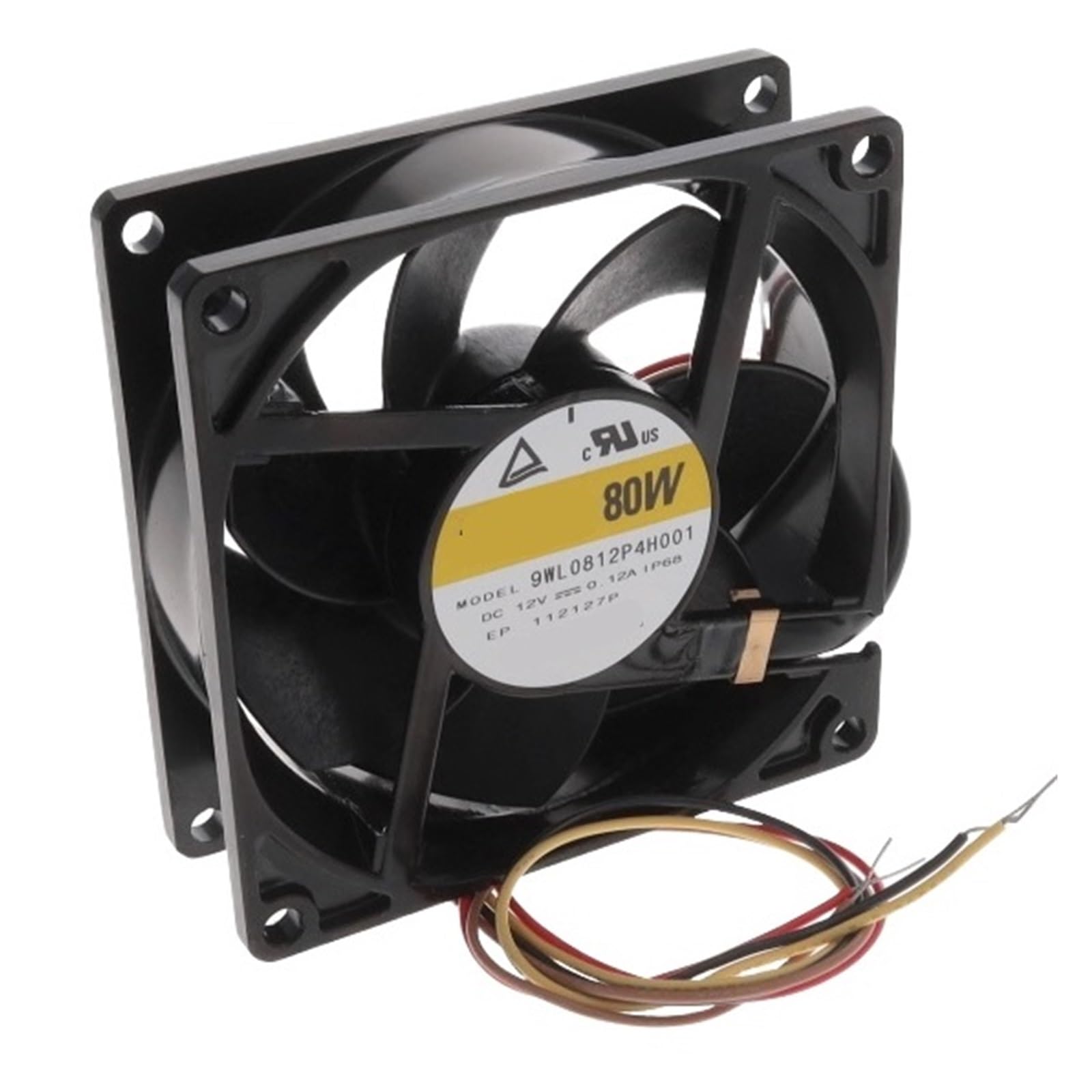 LZIKKGKI 9WL0812P4H001 12VDC FAN 80X80X25mm 1.44W 4wire 3700RPM