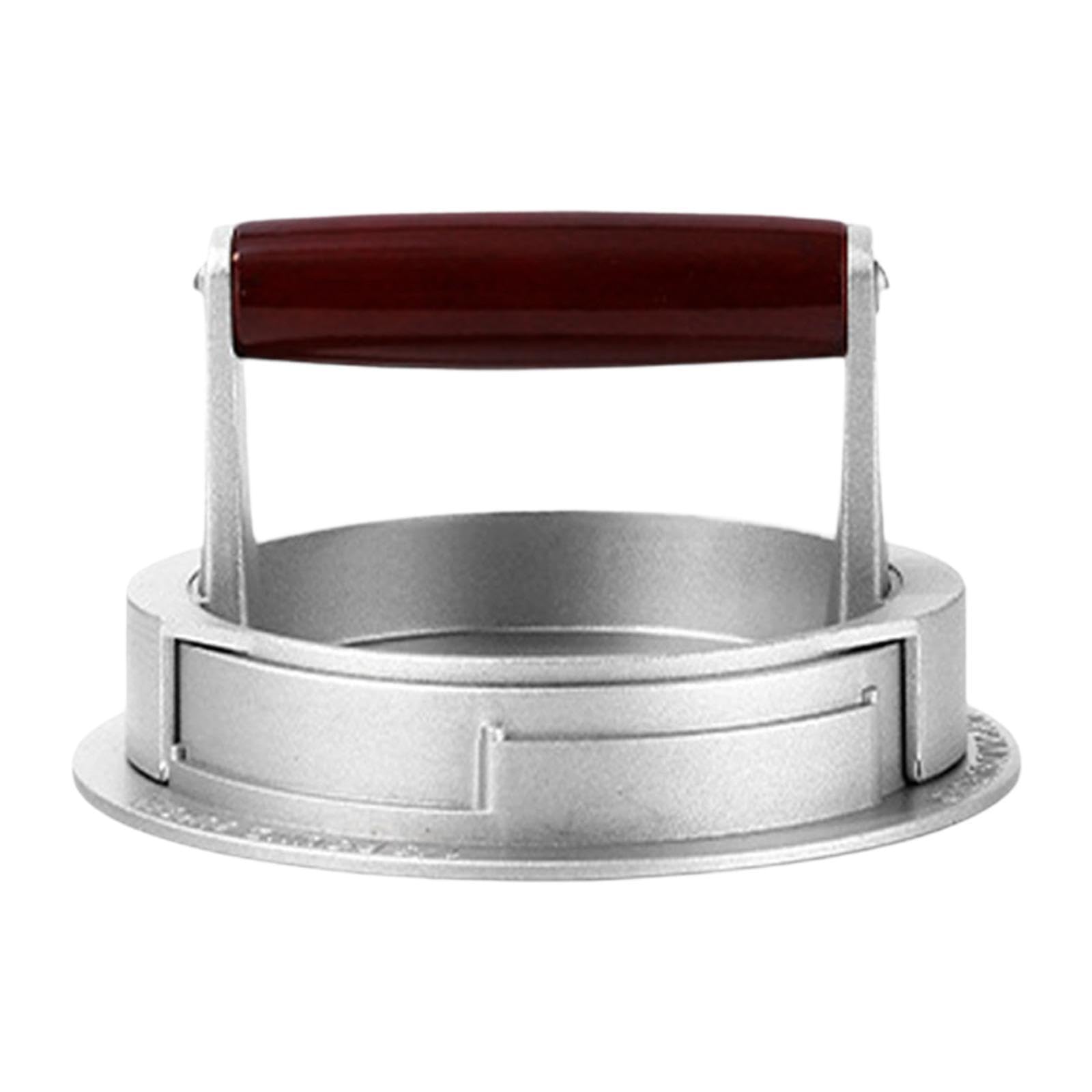 ATORSE Burger Press Flat Bottom Adjustable Smooth Patty Maker for Grilling Tool BBQ Wood Handle-picture-27