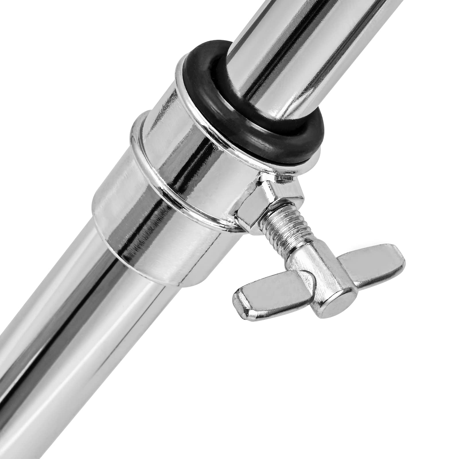 Hi-Hat-Ständer, doppelstrebig, 3-beinig, verstellbarer Hi-Hat-Beckenständer mit glattem Pedal, leicht (2 kg)