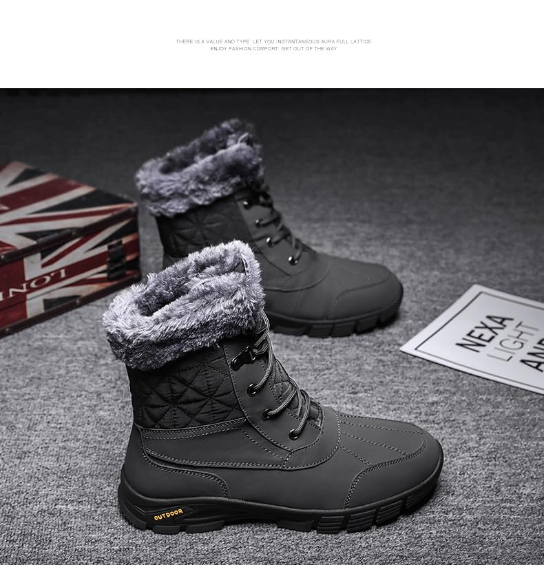 Amor est vitae essentia Backpacking Boot Hiking Boots Waterproof Outdoor Trekking Camping Trail Boots for Men